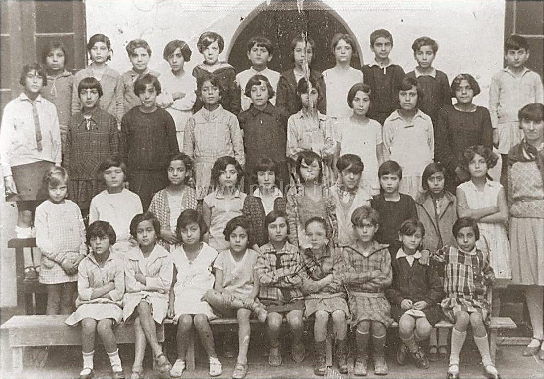 Ecole Franco - Classe de  Clotilde Gachene - Mai 1939